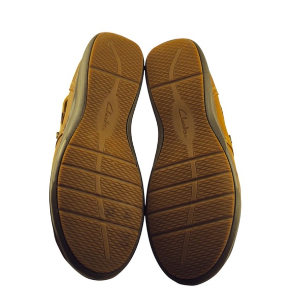 Clarks Appley Mid Womens Bootie Dark Tan Leather US Size 8M - Picture 10 of 12